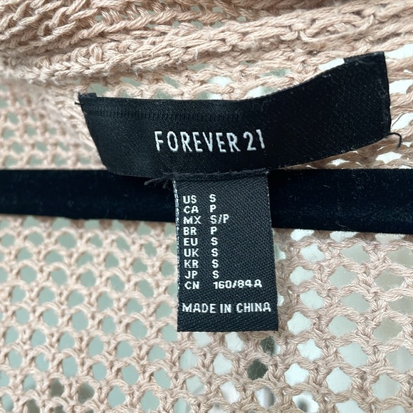 F21 Open Knit Cardigan - Picture 4 of 5